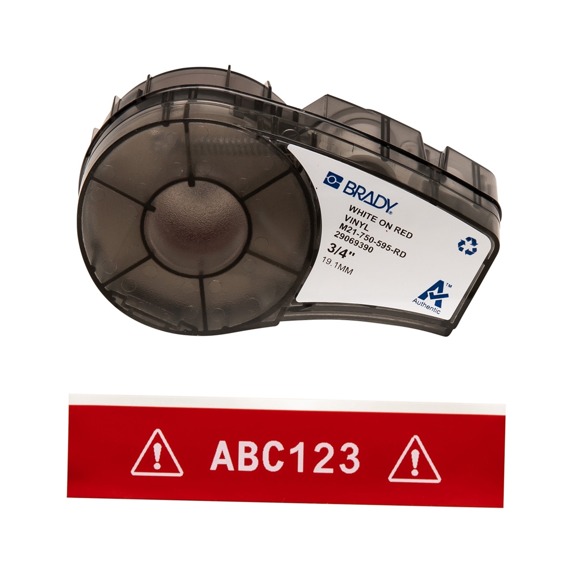 Этикетка M21-750-595-RD