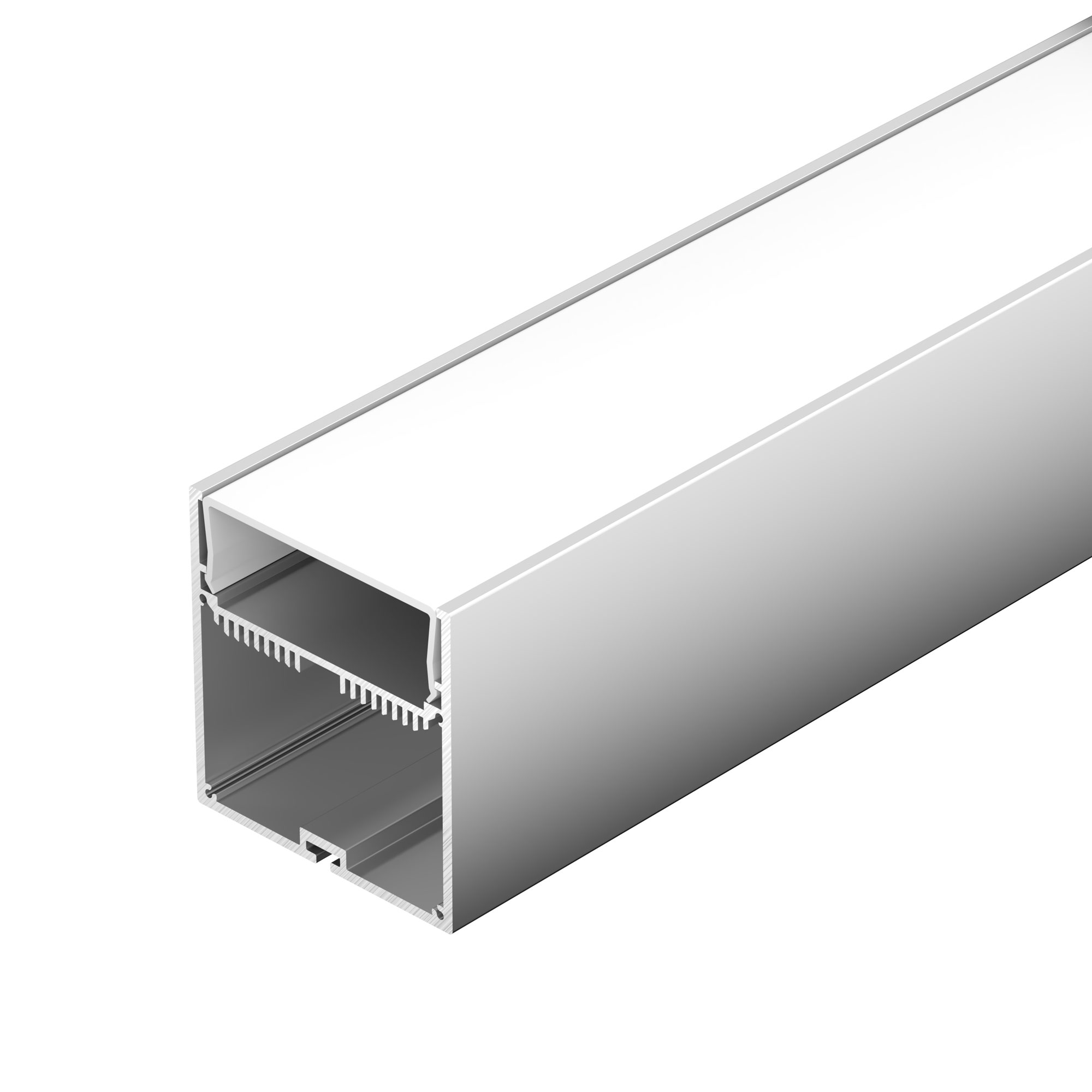 Профиль с экраном SL-LINE-7477-2500 ANOD+OPAL 020468