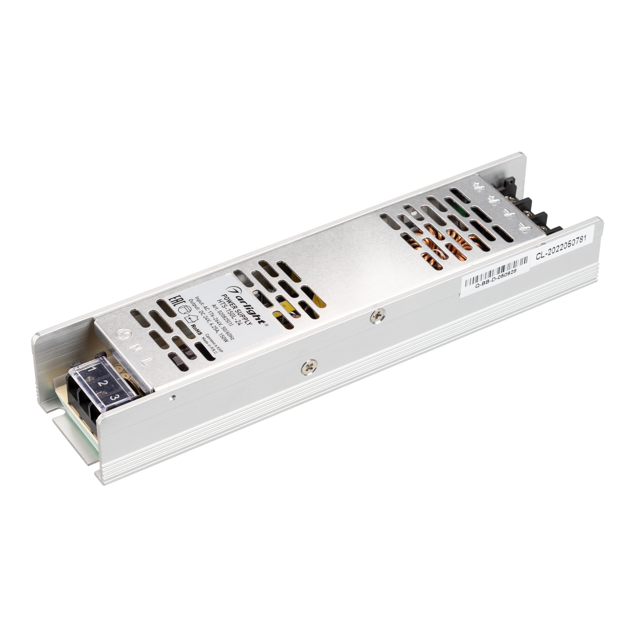 Фото товара Блок питания HTS-150L-24 (24V, 6.25A, 150W) 020825(1)