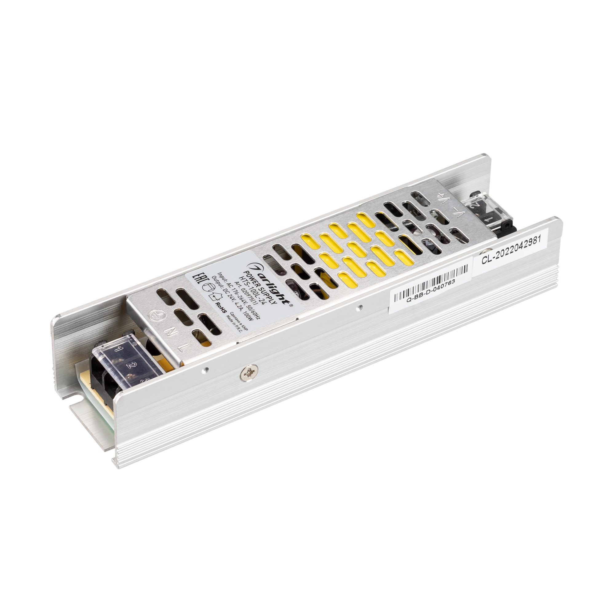 Фото товара Блок питания HTS-100L-24 (24V, 4.2A, 100W) 020975(1)
