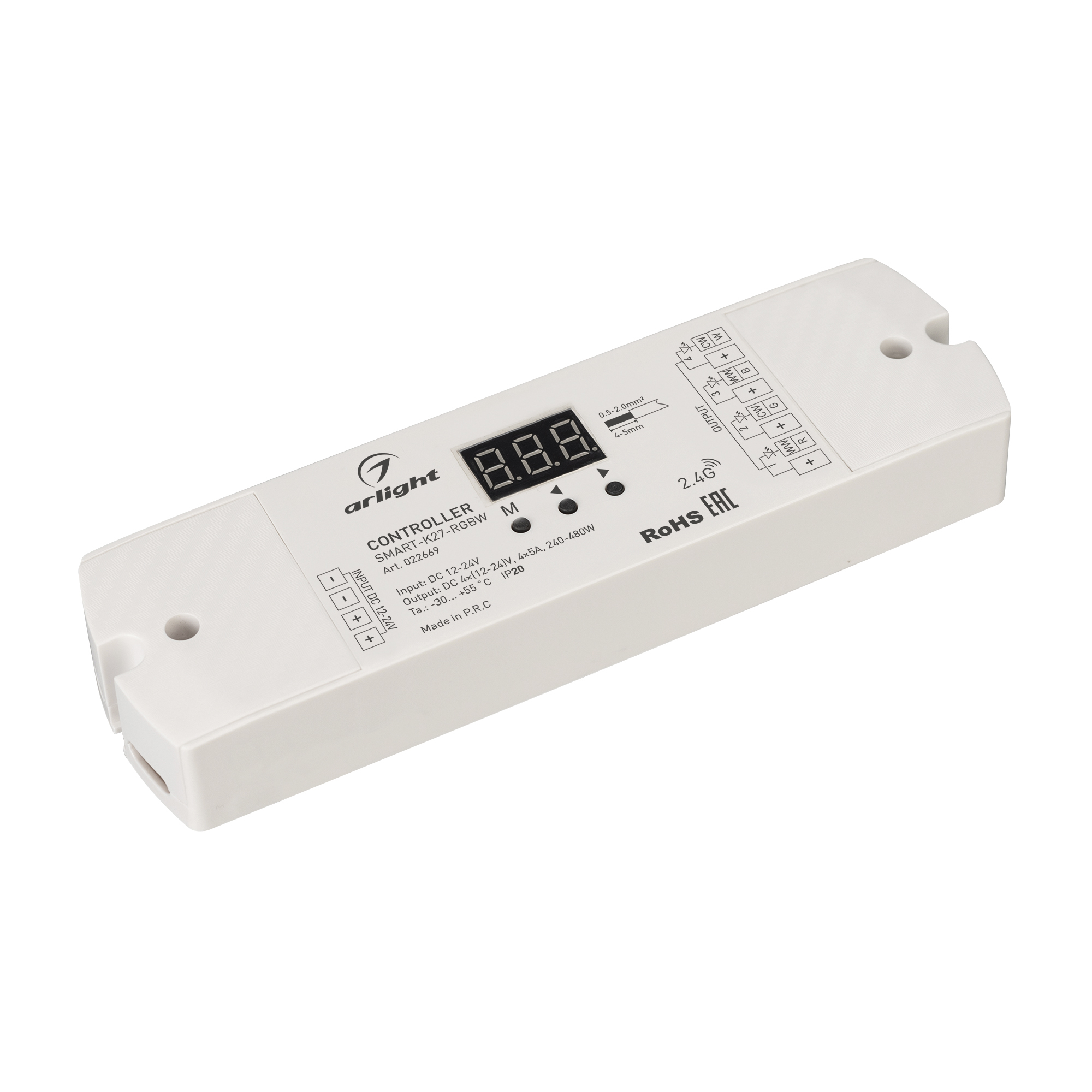 Фото товара Контроллер SMART-K27-RGBW (12-24V, 4x5A, 2.4G) 022669