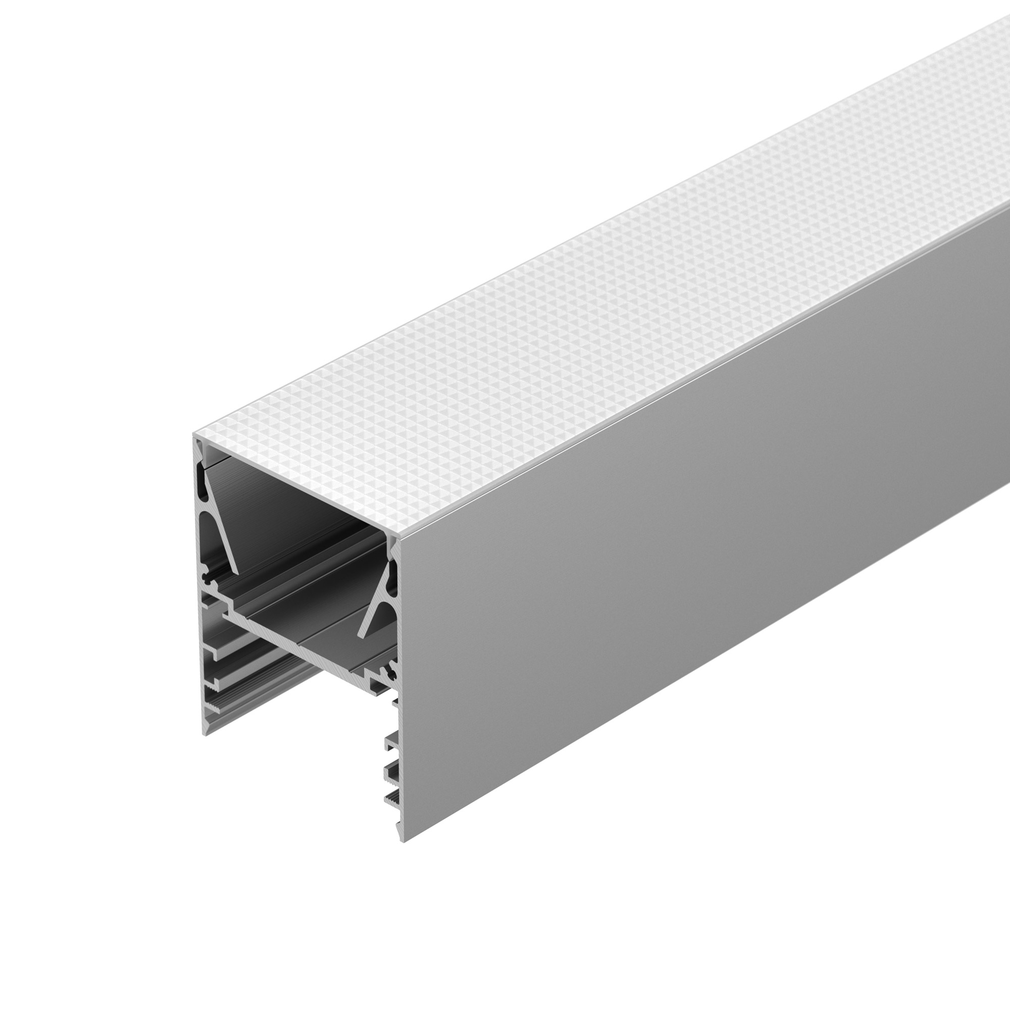 Фото товара Профиль с экраном ALU-LINE-DUO-2000 ANOD+OPAL 024188