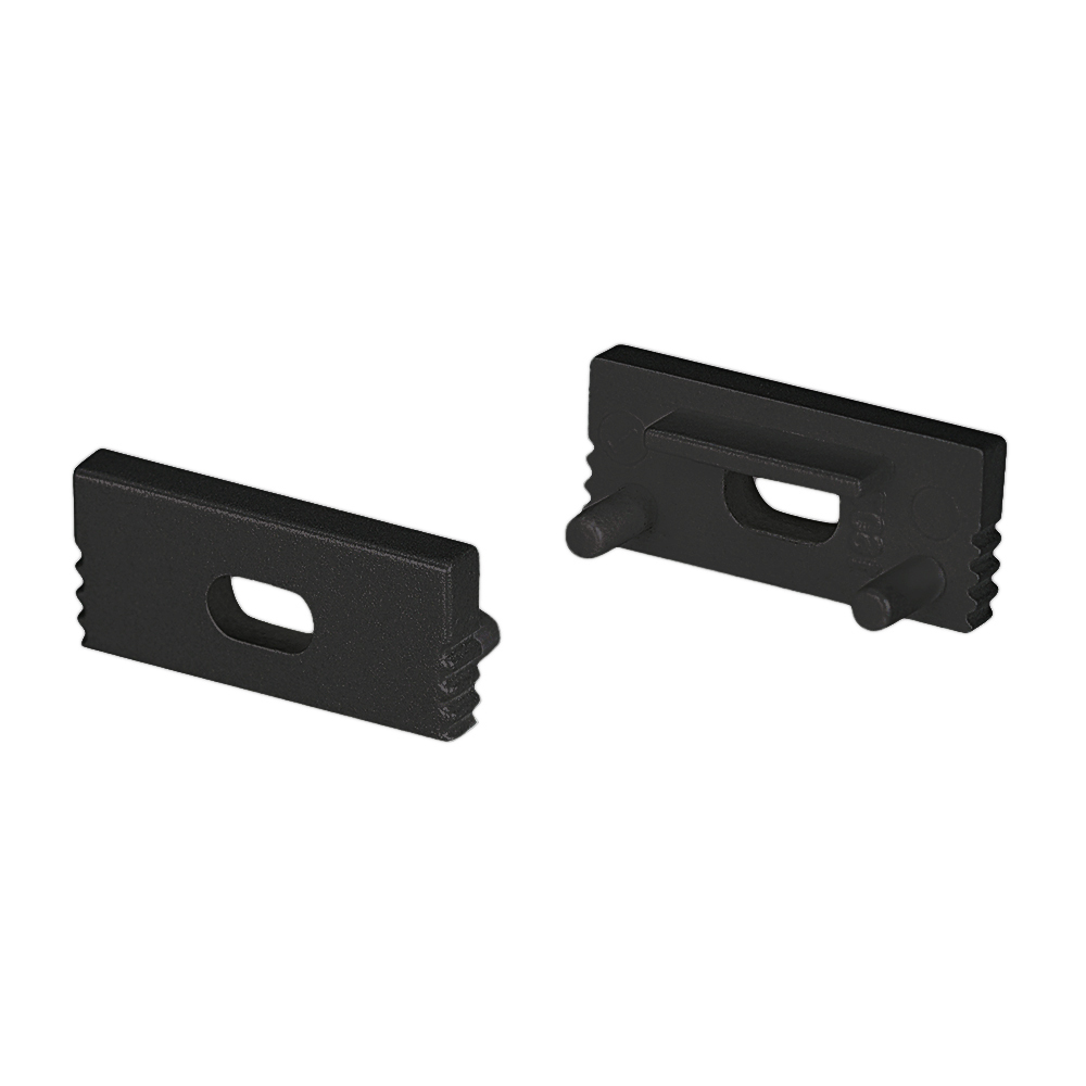 Заглушка SL-SLIM-H7 BLACK с отверстием 037510