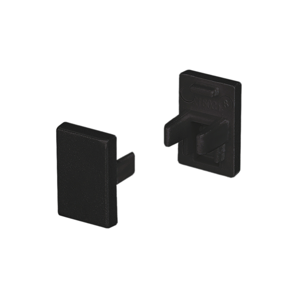 Заглушка SL-MINI-8-H12 BLACK глухая 037505