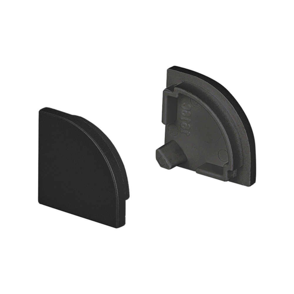 Заглушка SL-KANT-H16 ROUND BLACK глухая 037516
