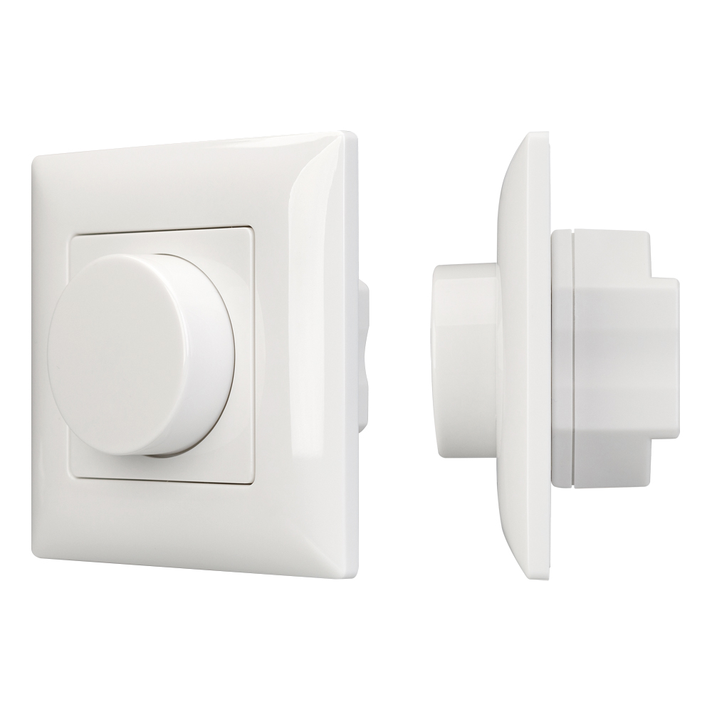 Фото товара Панель SMART-P14-DIM-IN White (230V, 3A, 0-10V, Rotary, 2.4G) 025037