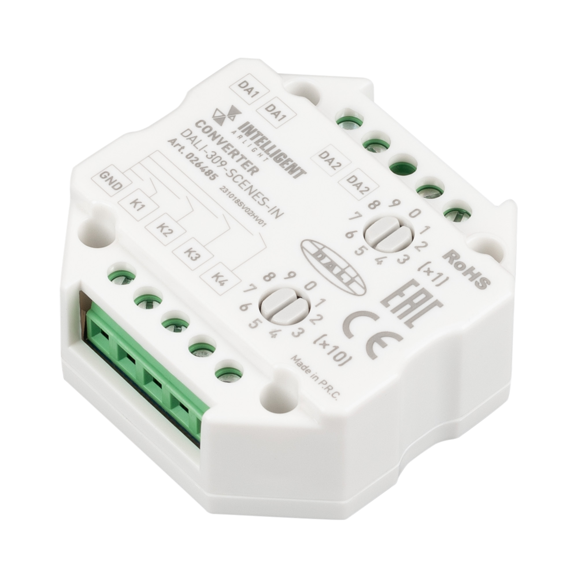 INTELLIGENT ARLIGHT Конвертер DALI-309-SCENES-IN (DALI bus) 026485