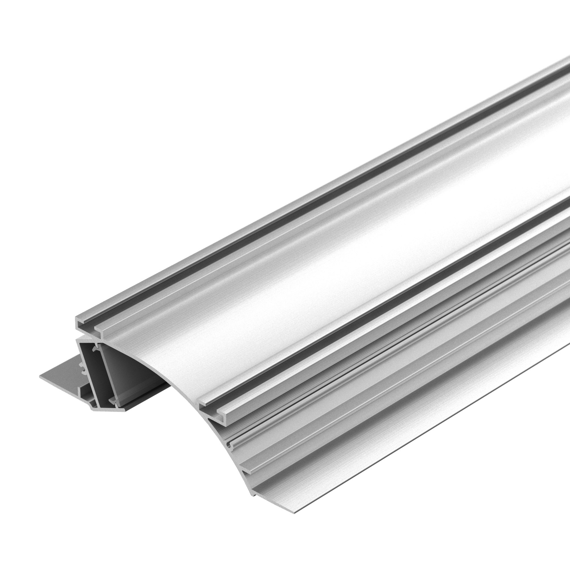 Профиль с экраном ALM-ARC-SINGLE-2000 ANOD+FROST 029850