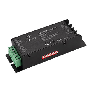 Фото товара Декодер ARL-7022-DMX (12-24V, 1x25A, DMX512) 027152