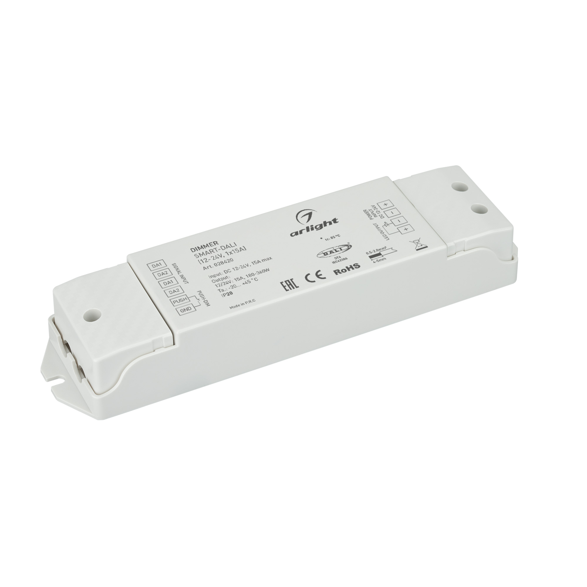 Фото товара Диммер SMART-DALI (12-24V, 1x15A) 028420
