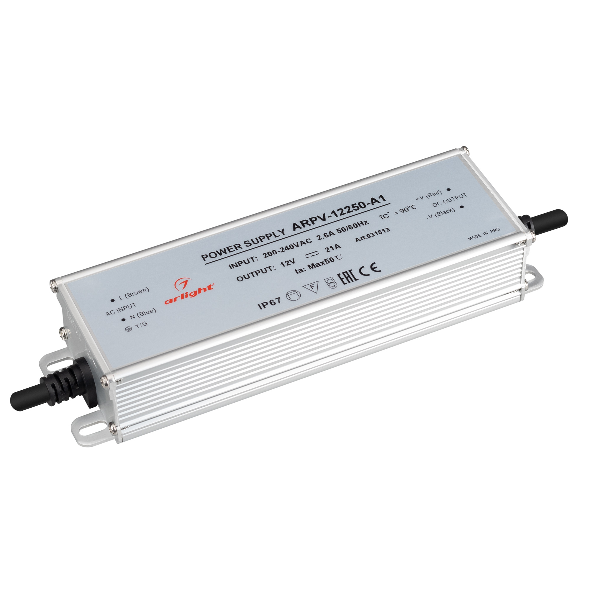 Блок питания ARPV-12250-A1 (12V, 21A, 252W) 031513