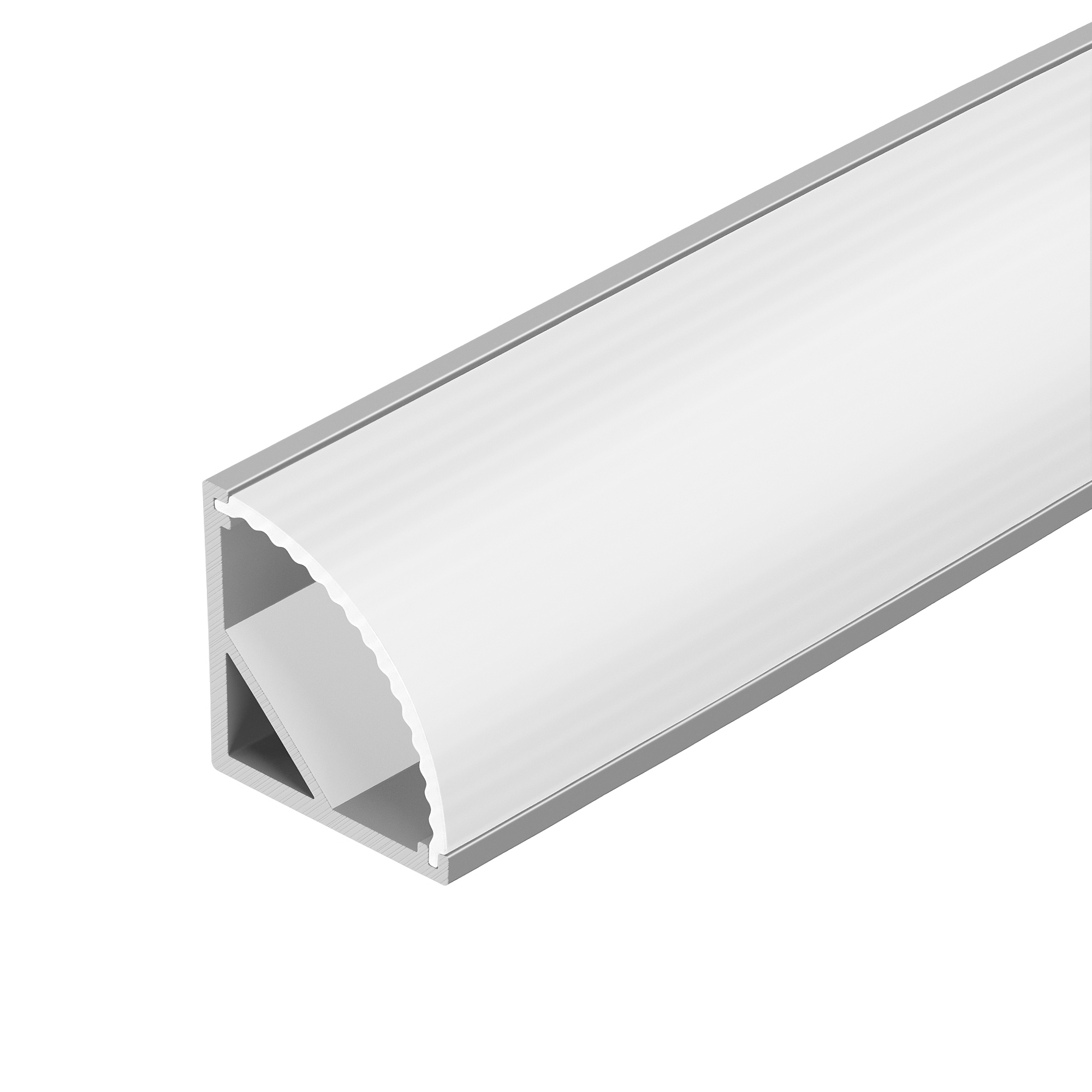 Профиль с экраном ARH-KANT-H16-2000 ANOD+OPAL 036770