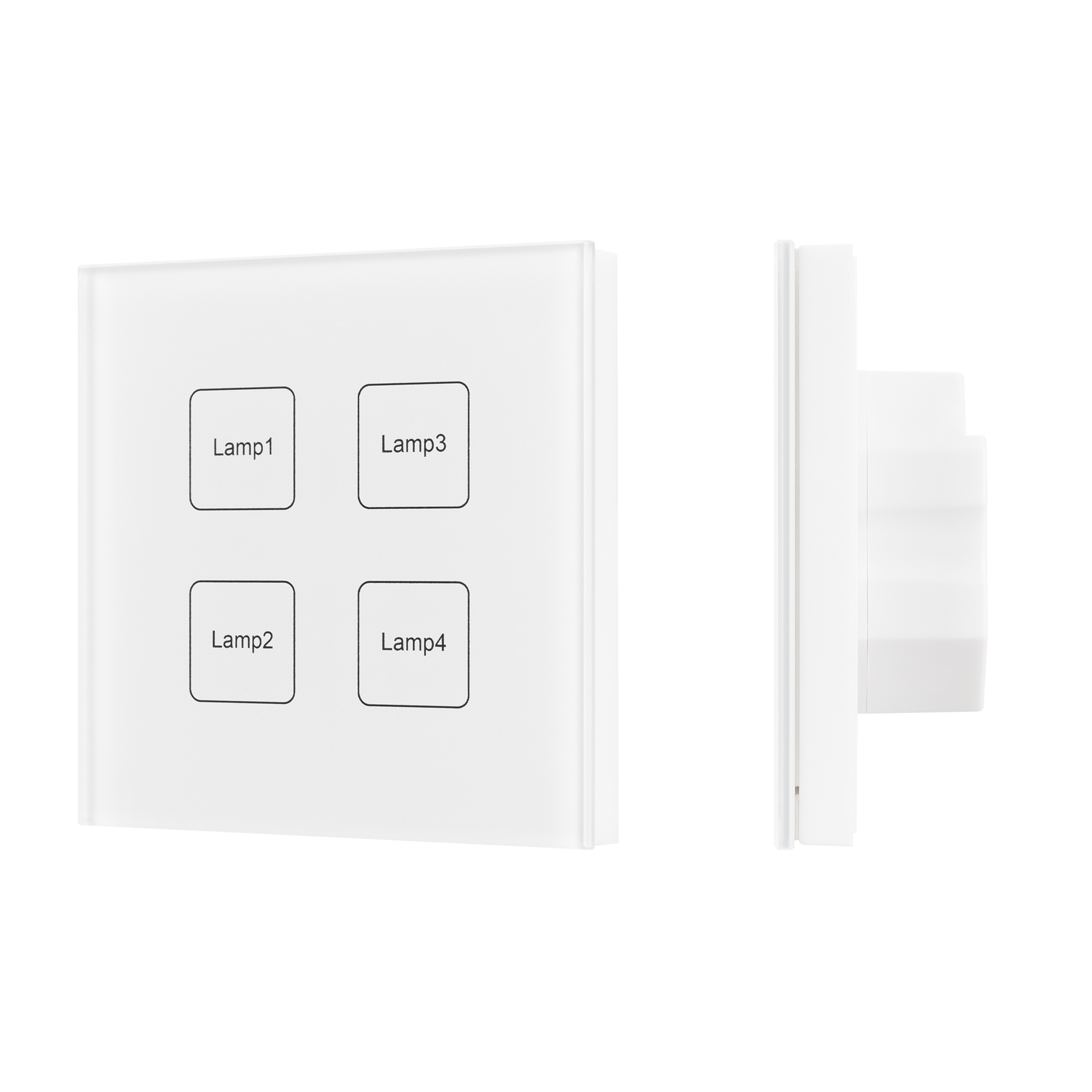 Фото товара INTELLIGENT ARLIGHT Сенсорная панель DALI-901-11-ADDR-DIM-DT6-IN White (BUS) 037192