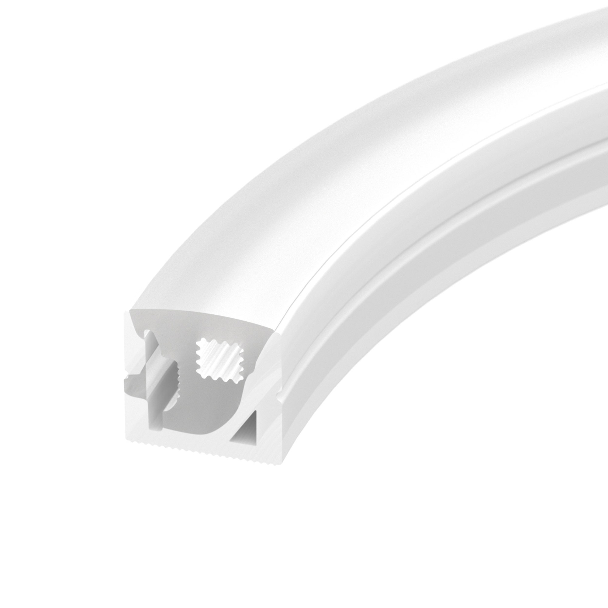 Фото товара Силиконовый профиль WPH-FLEX-1616-SIDE-S11-5m WHITE 040271(1)