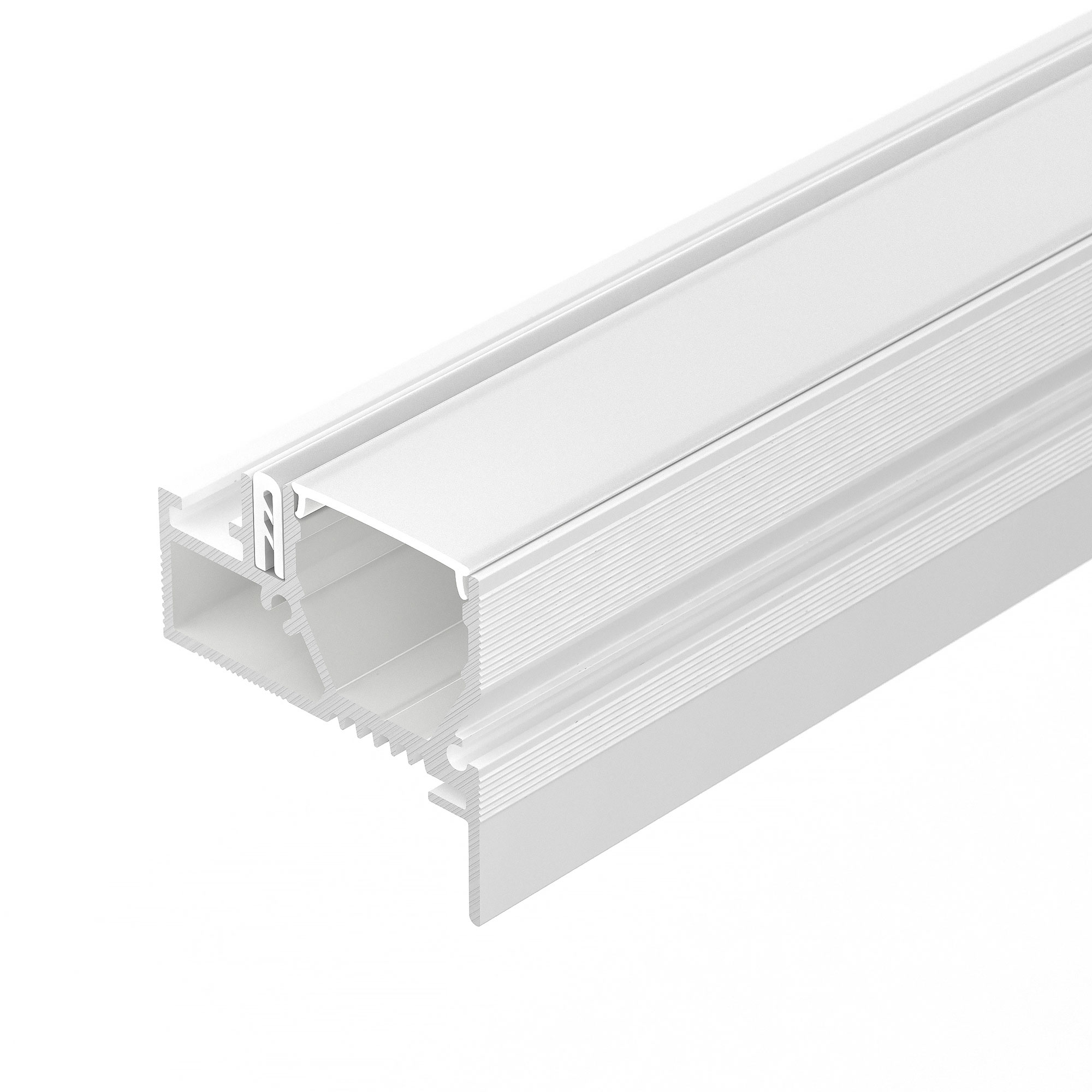 Профиль STRETCH-20-WALL-D-SIDE-2000 WHITE 042945