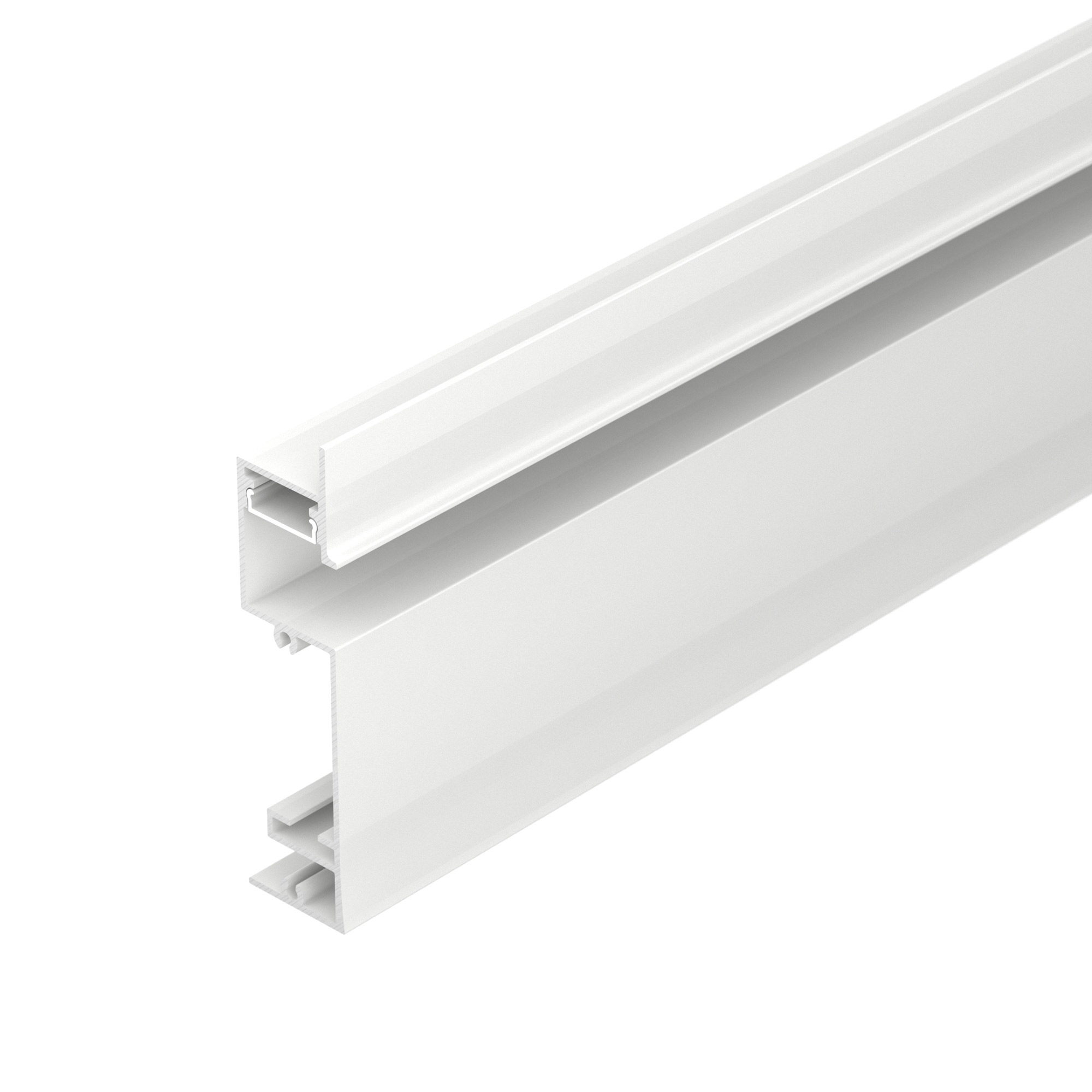 Профиль PLINTUS-H73-F-2000 WHITE 043592