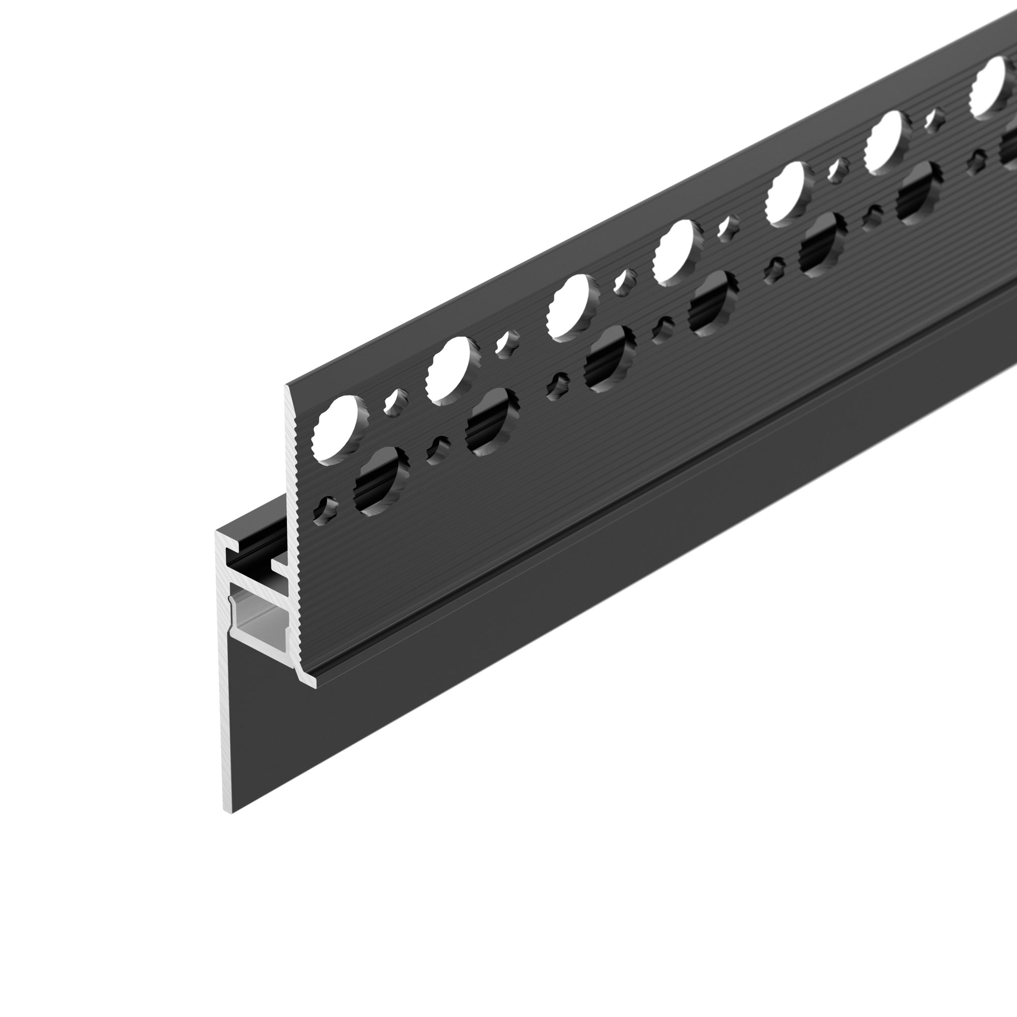 Профиль PLINTUS-FANTOM-H20-2000 BLACK 043618