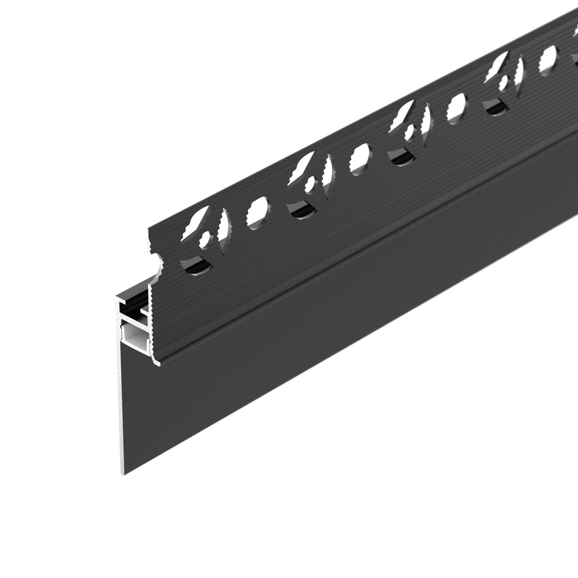 Профиль PLINTUS-FANTOM-H35-2000 BLACK 043665