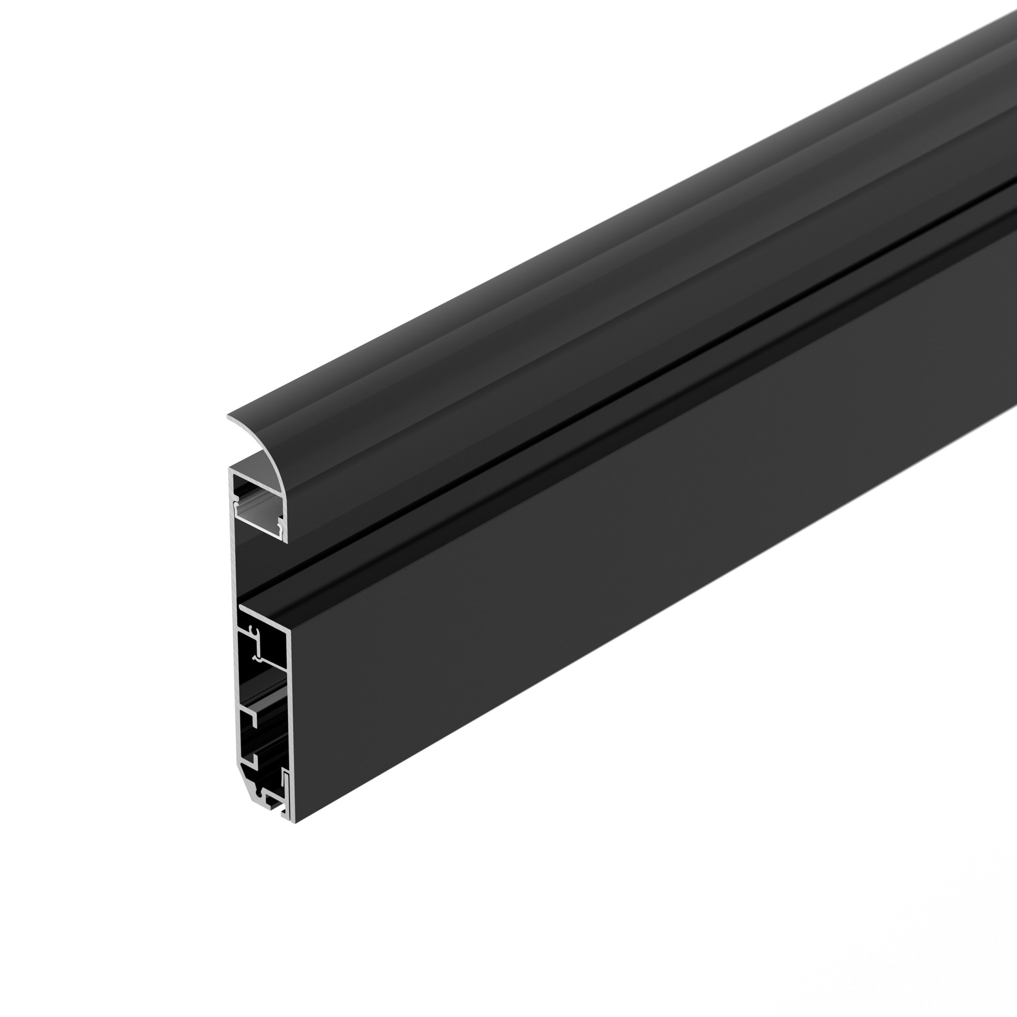 Профиль PLINTUS-H80-2000 BLACK 045448