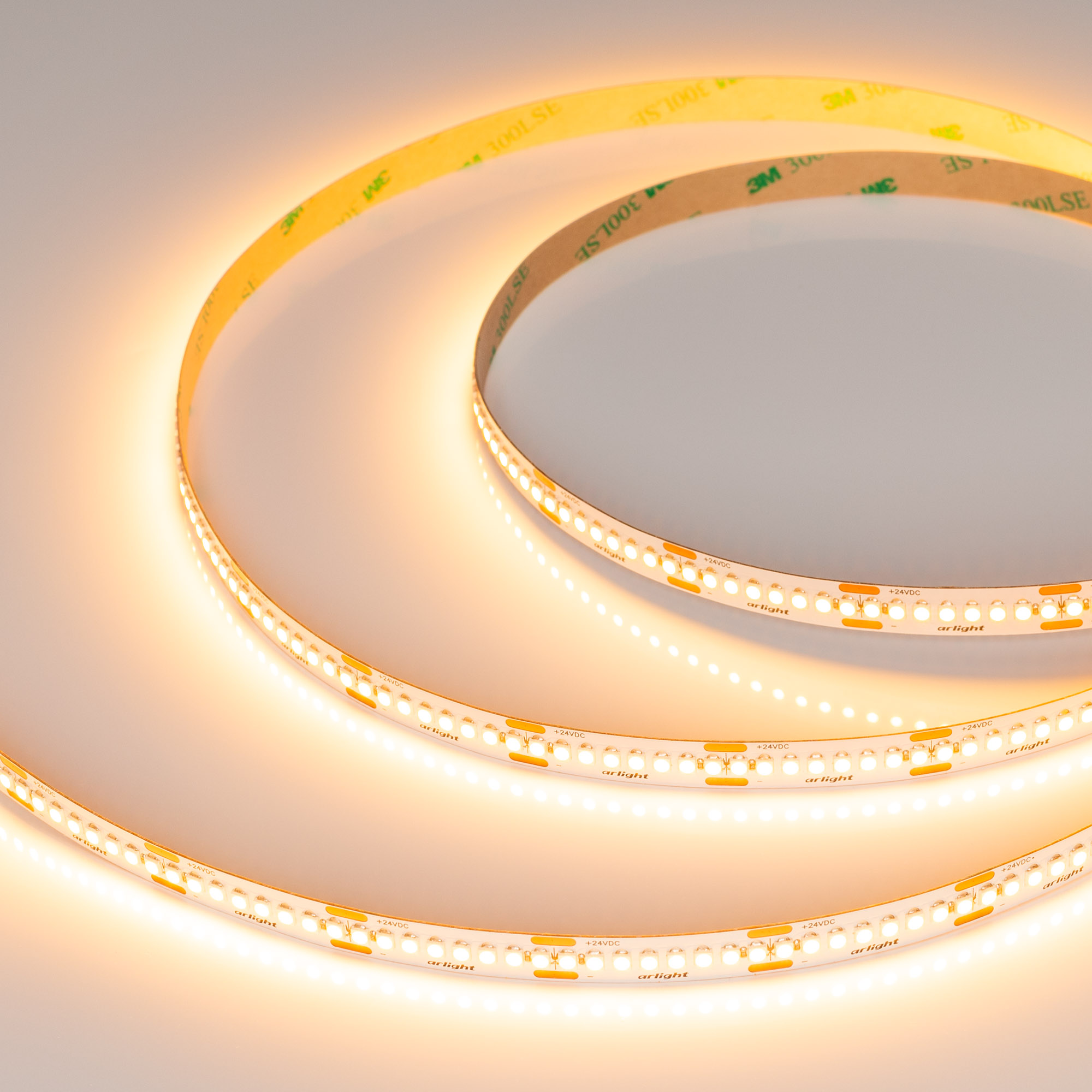 Лента UL-A240-10mm 24V Warm2400 (19 W/m, IP20, 5m) 052600