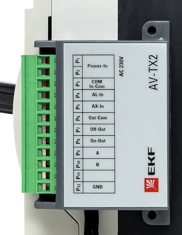 Фото товара Коммуникационный блок ModBus RTU для ETU x.2 AV POWER-3 EKF AVERES mccb-3-modbus-av