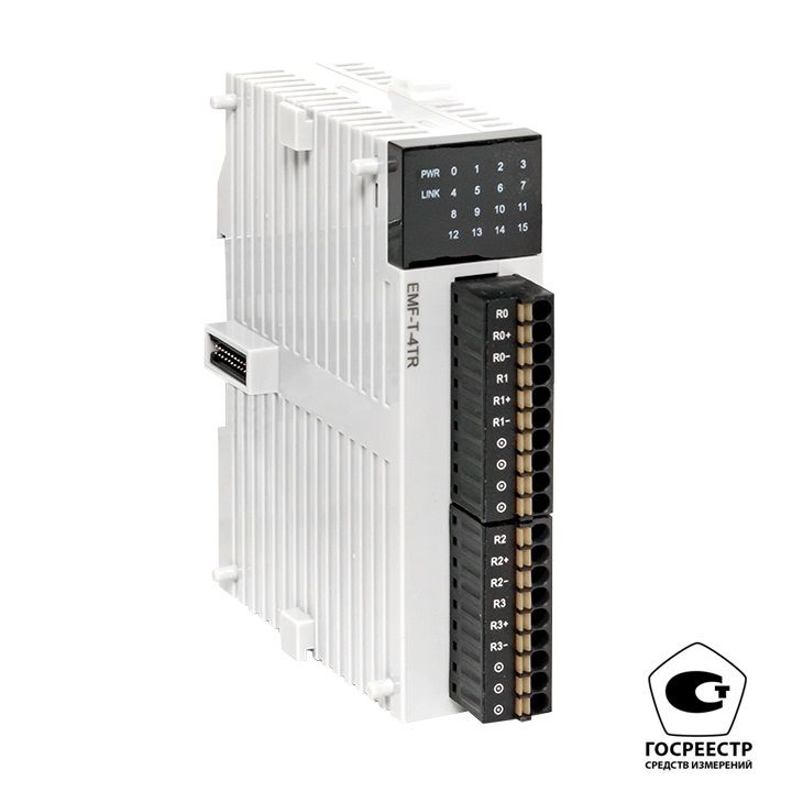 Фото товара Модуль ввода термосопротивлений EMF 4 PRO-Logic EKF (с поверкой) EMF-T-4TR-V
