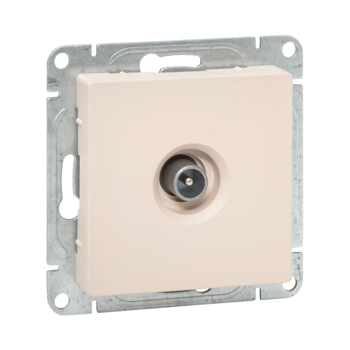 Механизм розетки TV, оконечная, кремовый Эпика EKF UP1-SOI-TV-3