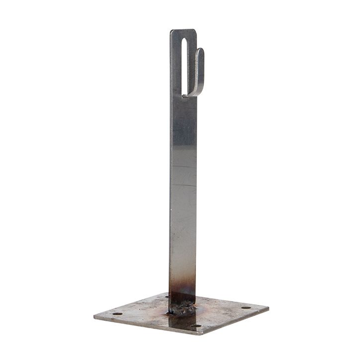 Фото товара Держатель кровельный с подставкой h100/65мм, NI PROxima lp-d2106-ni