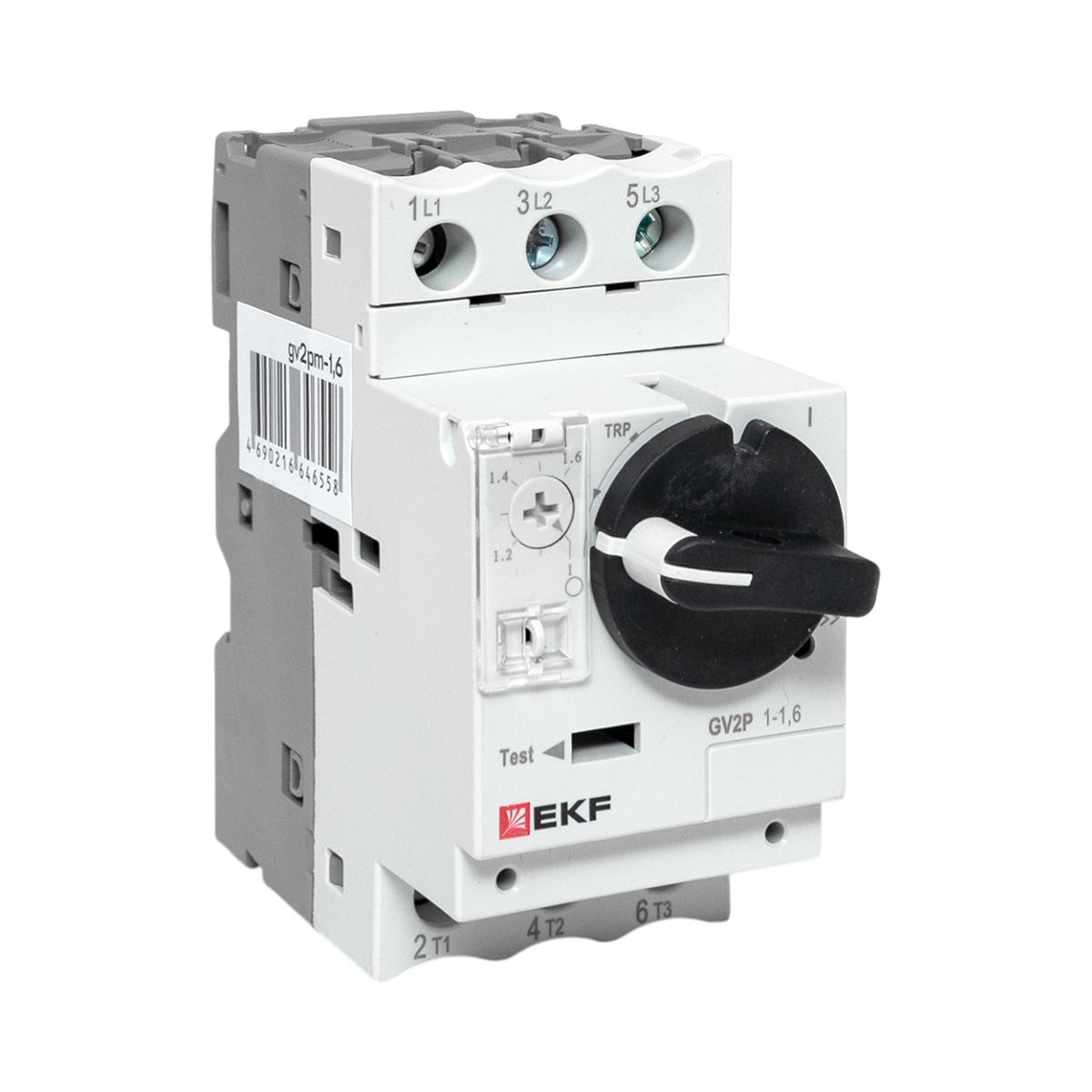 Автомат пуска двигателя GV2P 1-1,6А EKF gv2pm-1.6