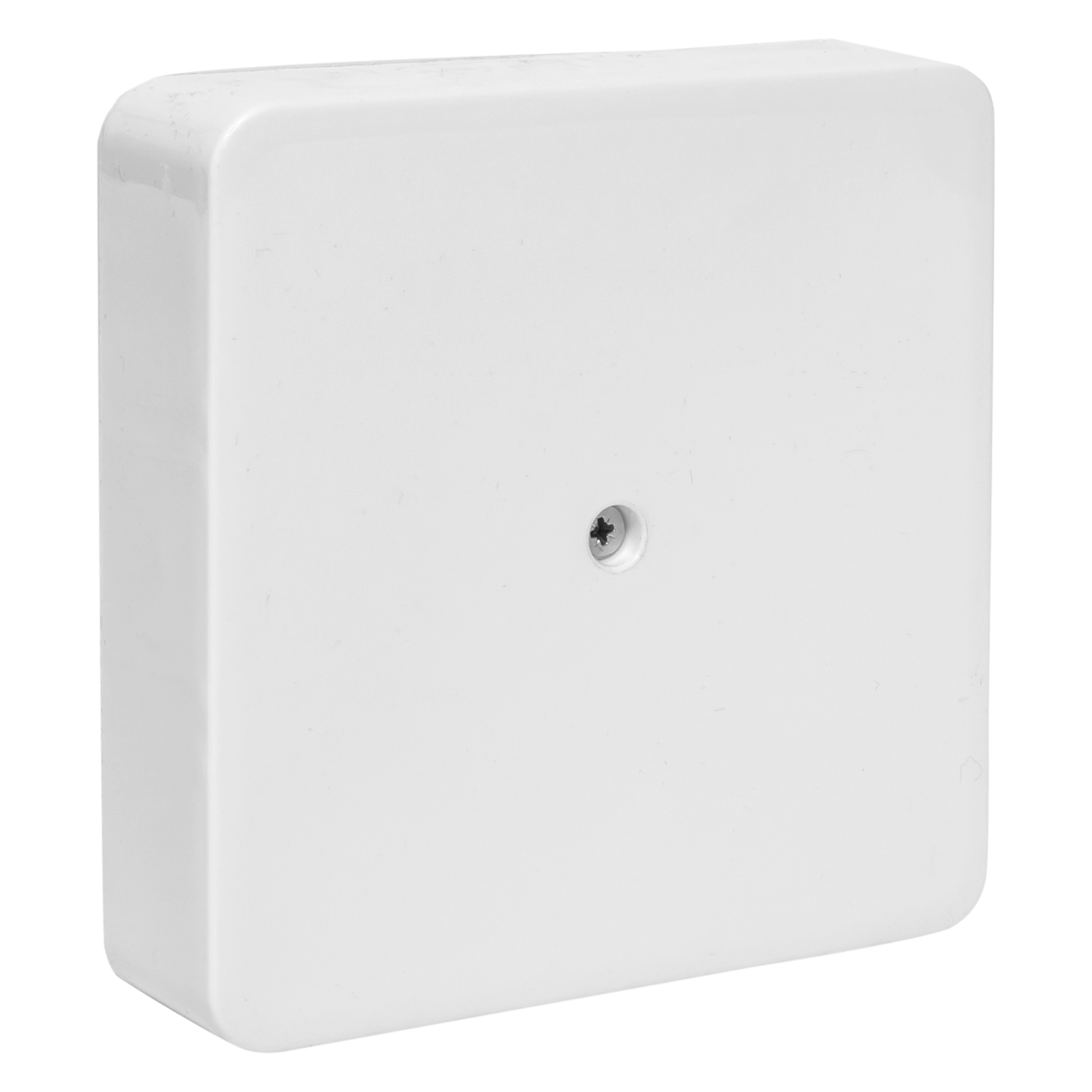 Коробка разветвительная КМР-030-032кг наружная (100x100x28) белая с клеммником 6мм2 EKF plc-kmr-030-032kg-6