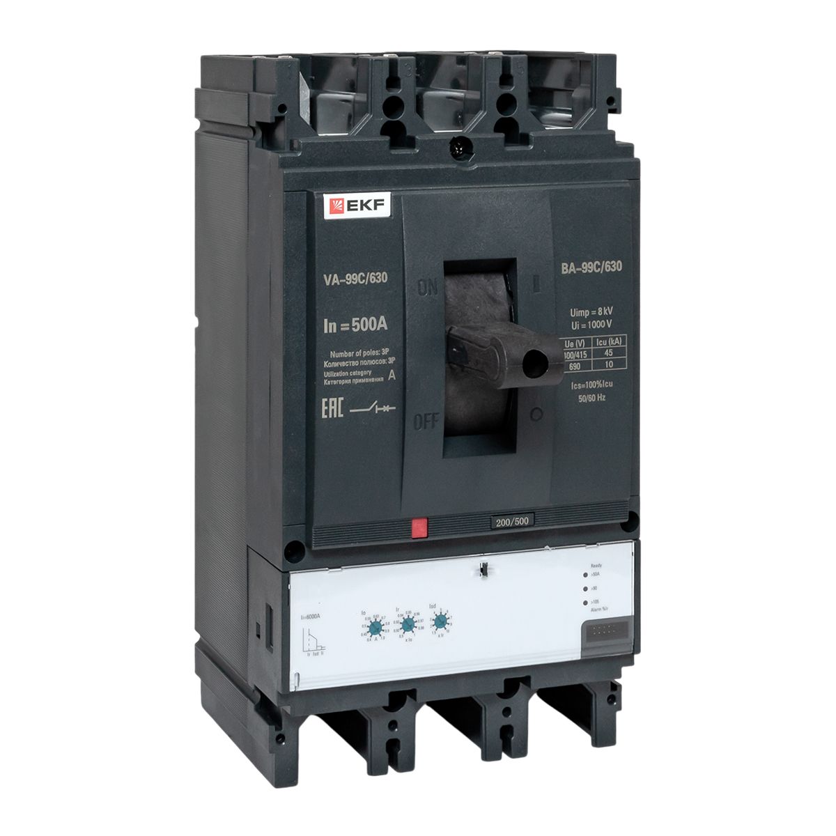 Выключатель автоматический ВА-99C (Compact NS) 630/500А 3P 45кА EKF PROxima(кр.1шт)