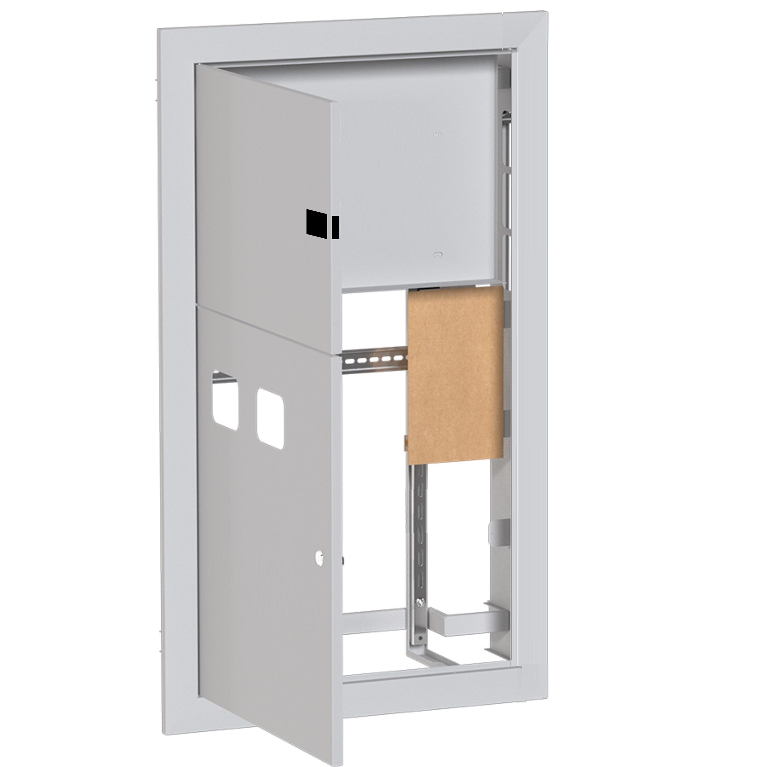 Фото товара Щит этажный 2 кв. без слабот. отс. (1000х650х160) PROxima mb29-v-2r