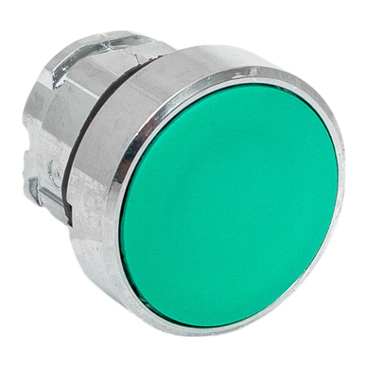 Исполнительный механизм кнопки XB4 зеленый плоский возвратный без фиксации, без подсветки IP65 EKF XB4BA-G-65