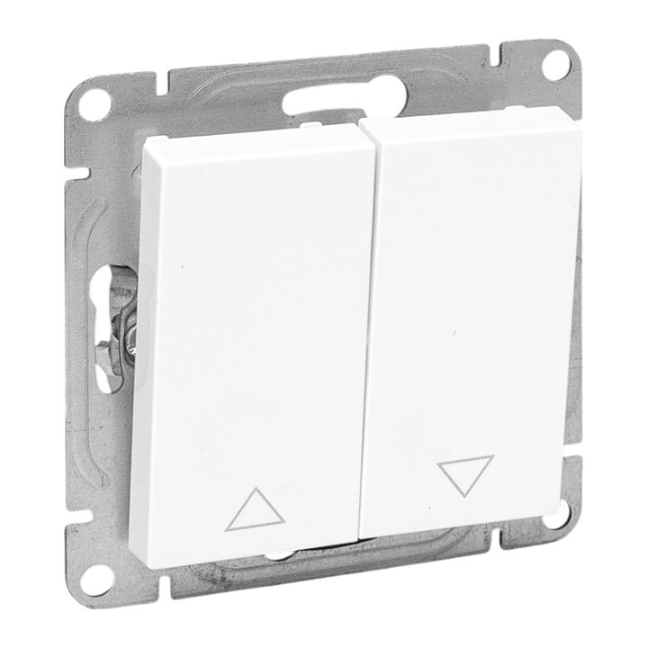 Механизм выключателя жалюзи, белый Эпика EKF UP1-SWW-25