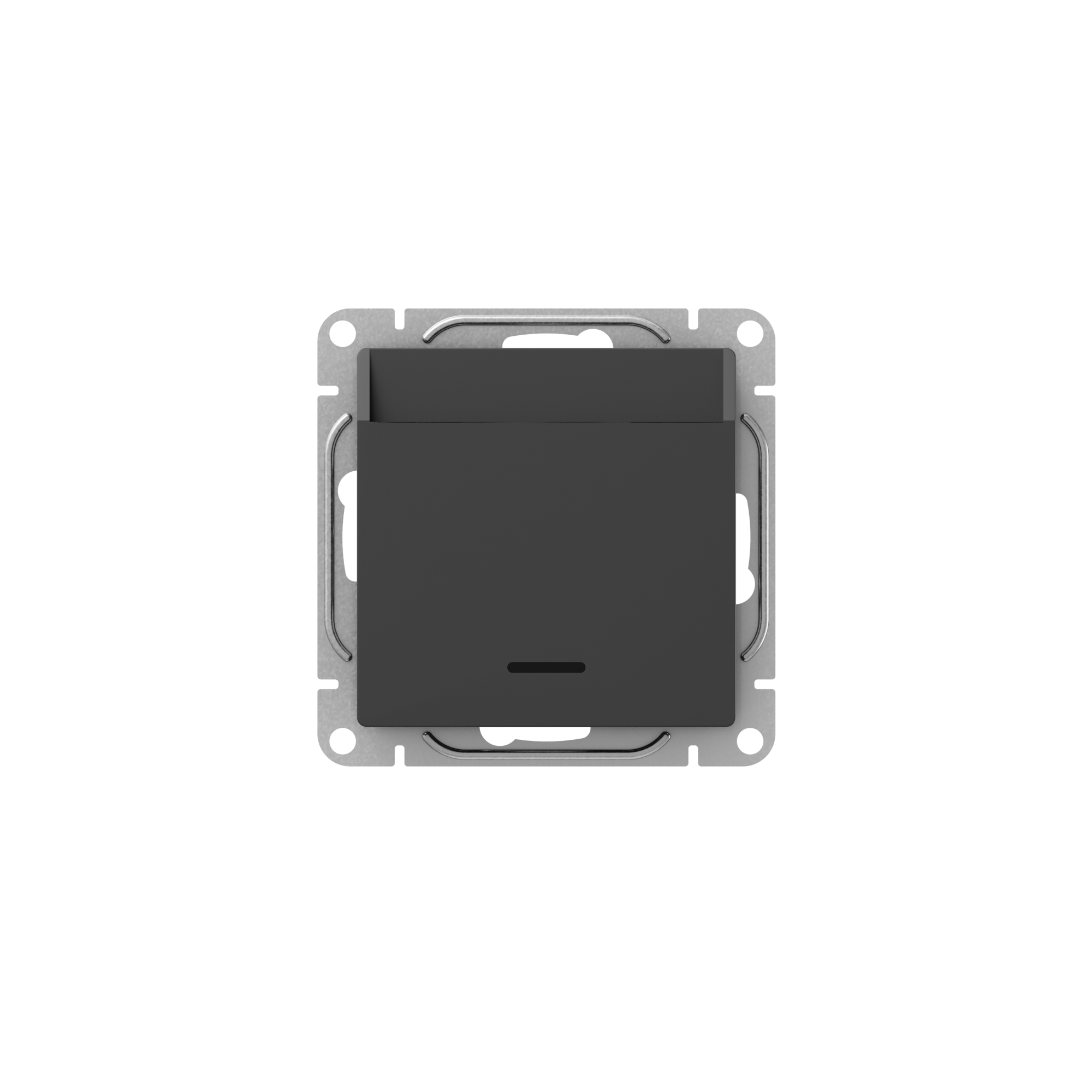 Механизм выключателя, карточный, с подсветкой, ч-рный Эпика EKF UP1-SWB-card