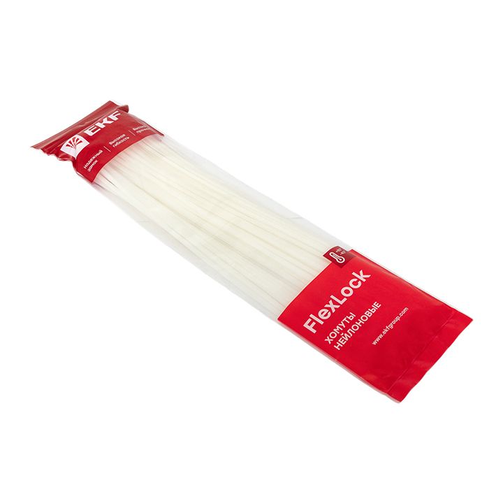 Хомут P6.6 стандартный (б), 4.8x380 (100шт) FlexLock PROxima plc-fl-ctsw-4.8x380