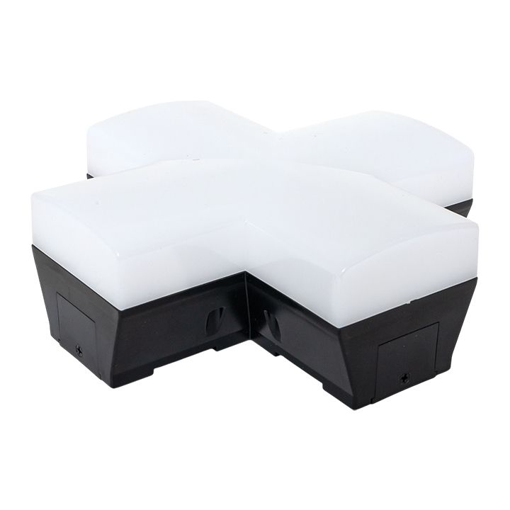 Фигурный коннектор для светодиодных линейных светильников ДБО-X черный 12Вт 4000К IP20 LUMA EKF LBL-X-12-B-4000