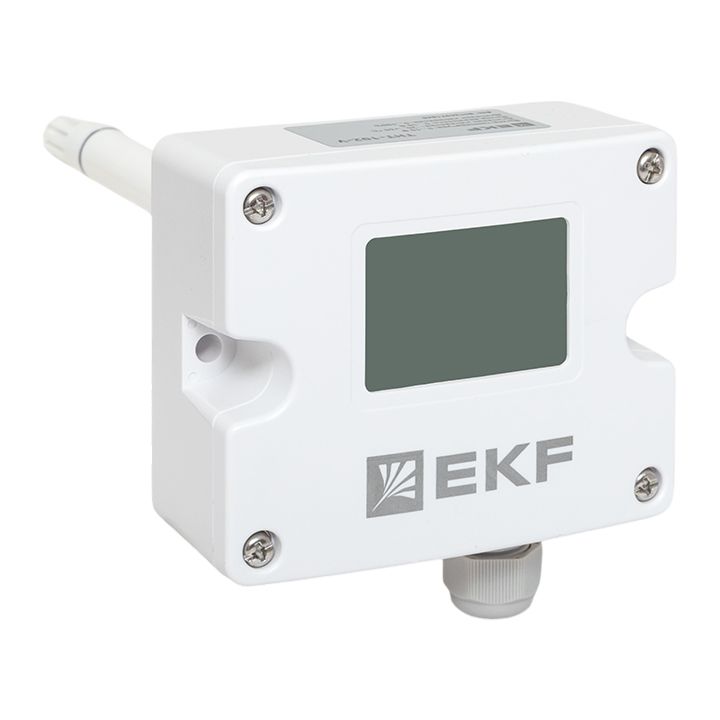 Фото товара Преобразователь влажности и температуры канальный 0-10 В EKF THT-102-V