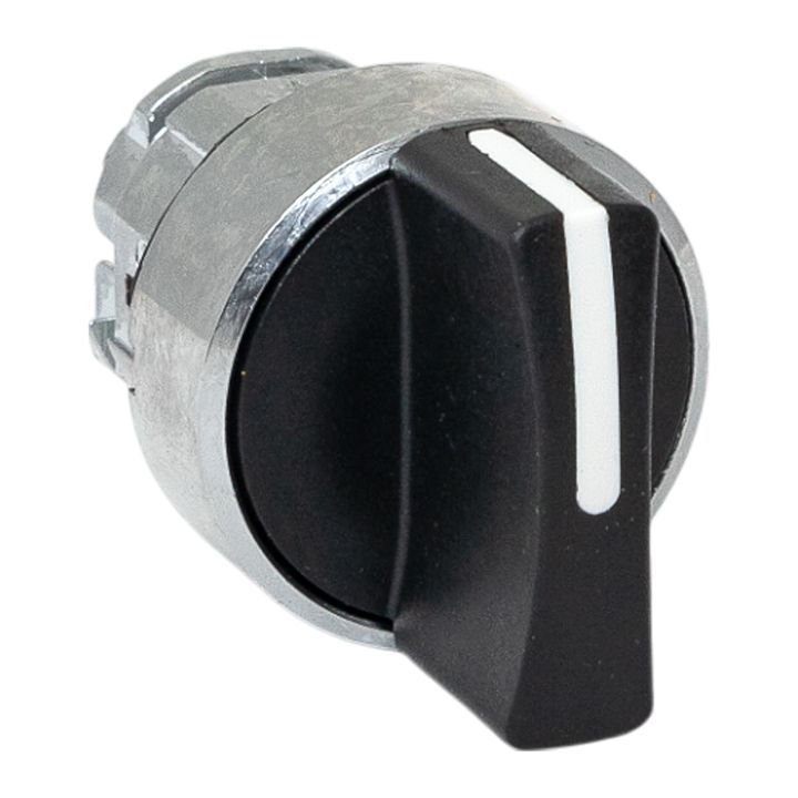 Исполнительный механизм переключателя ХB4 на 3 положения возвратный без фиксации, без подсветки с короткой ручкой IP65 EKF XB4BD3-65