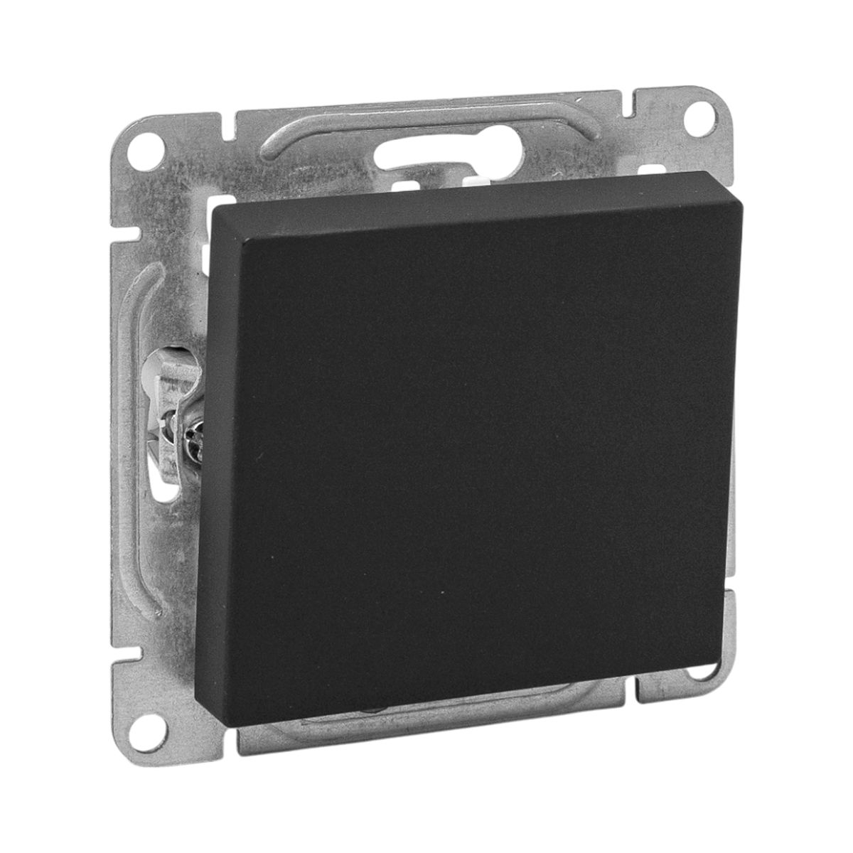 Механизм выключателя, одноклавишный, кнопочный, ч-рный Эпика EKF UP1-SWB-13