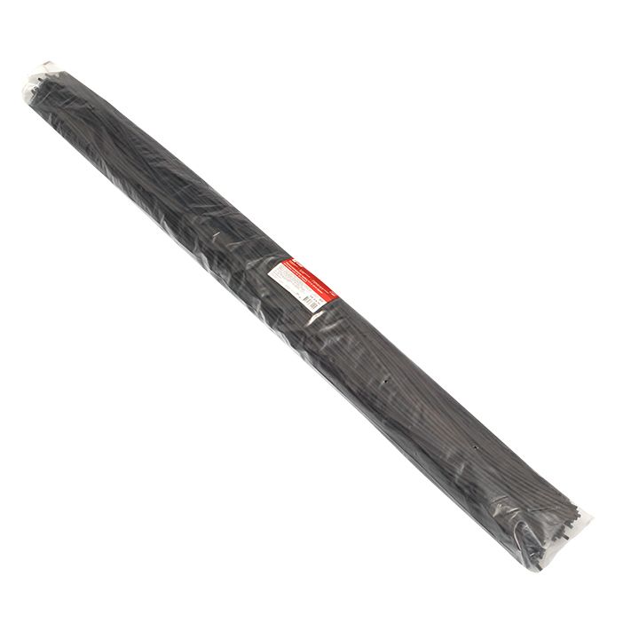 Термоусаживаемая трубка ТУТ нг 3/1.5 черная в отрезках по 1м PROxima tut-3-b-1m