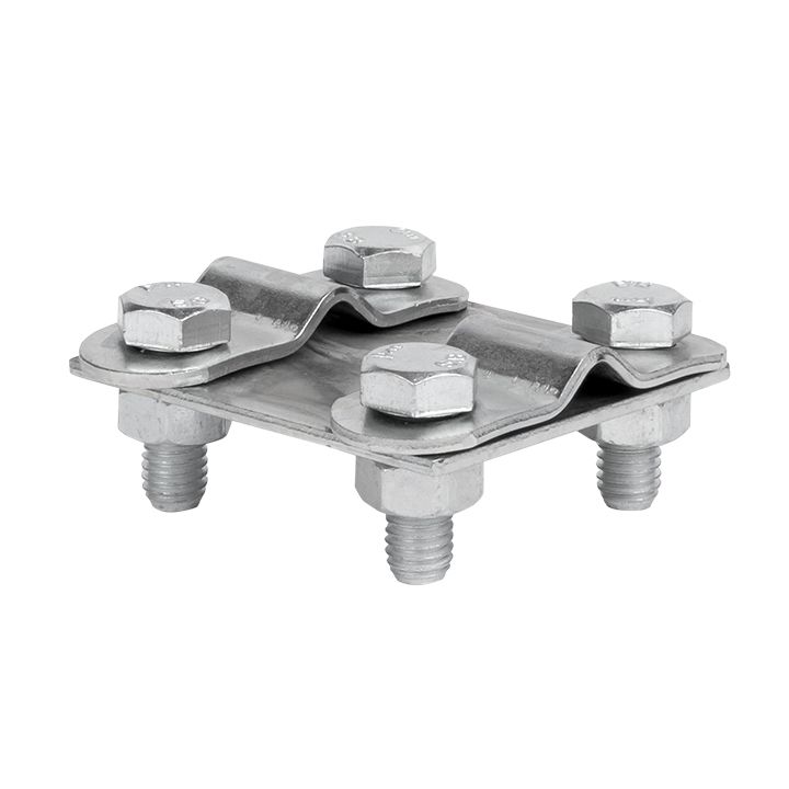 Фото товара Зажим контрольный прут-прут (пластина 57х57мм) HZ PROxima lp-55611