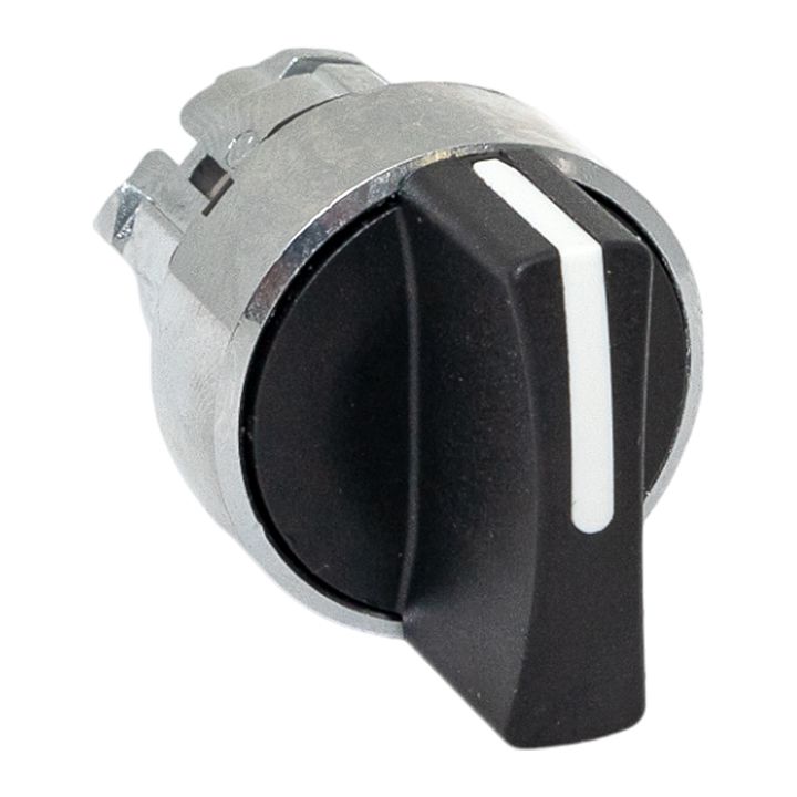 Исполнительный механизм переключателя ХB4 на 2 положения с фиксацией, без подсветки с короткой ручкой IP65 EKF XB4BD2F-65