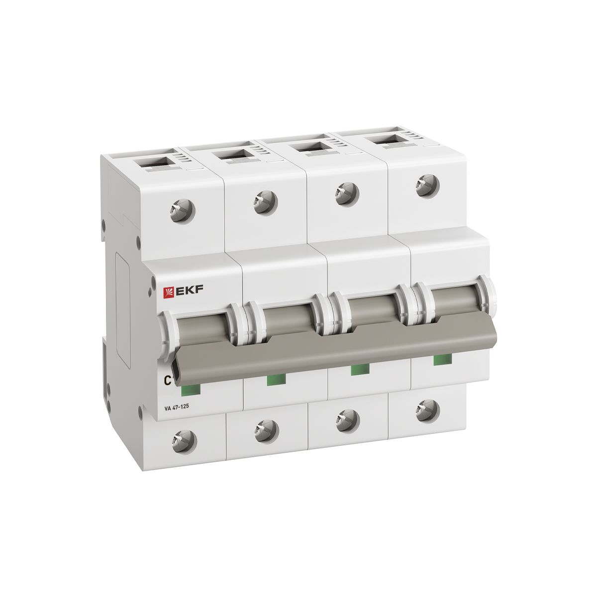 Фото товара Автоматический выключатель 4P 100А (C) 15кА ВА 47-125 PROxima mcb47125-4-100C