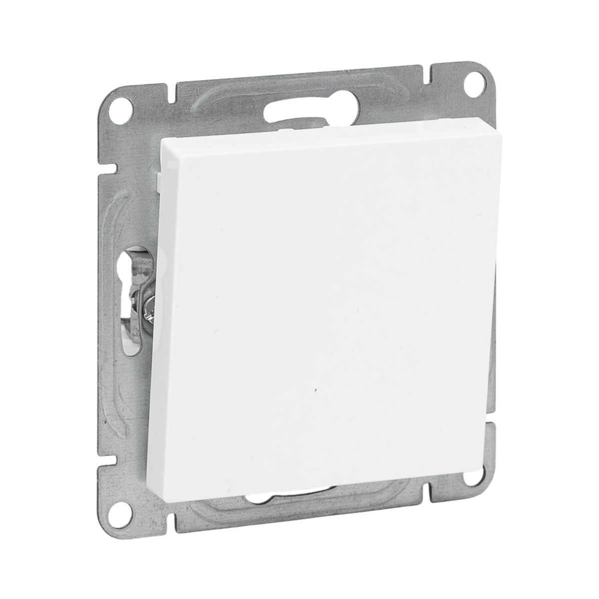 Механизм выключателя, одноклавишный, кнопочный, белый Эпика EKF UP1-SWW-13