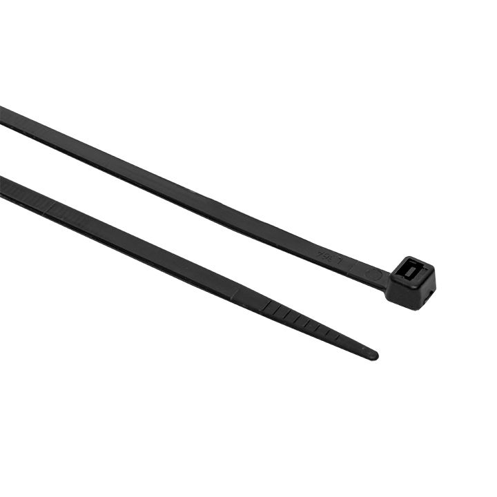 Хомут P6.6 стандартный (ч), 7.6x250 (100шт) FlexLock PROxima plc-fl-ctsb-7.6x250