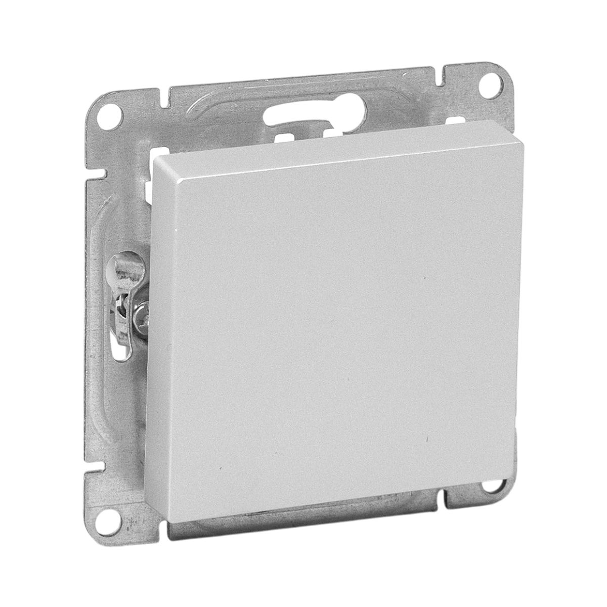 Механизм выключателя, одноклавишный, проходной, алюминий Эпика EKF UP1-SWA-11