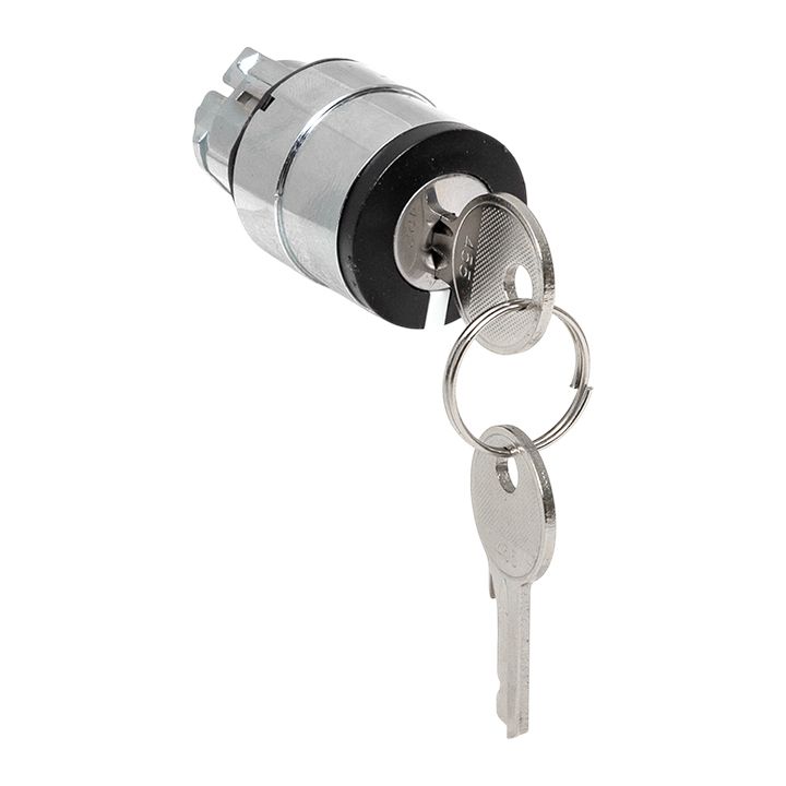 Исполнительный механизм переключателя ХB4 на 2 положения с замком, с фиксацией IP65 EKF XB4BG2F-65