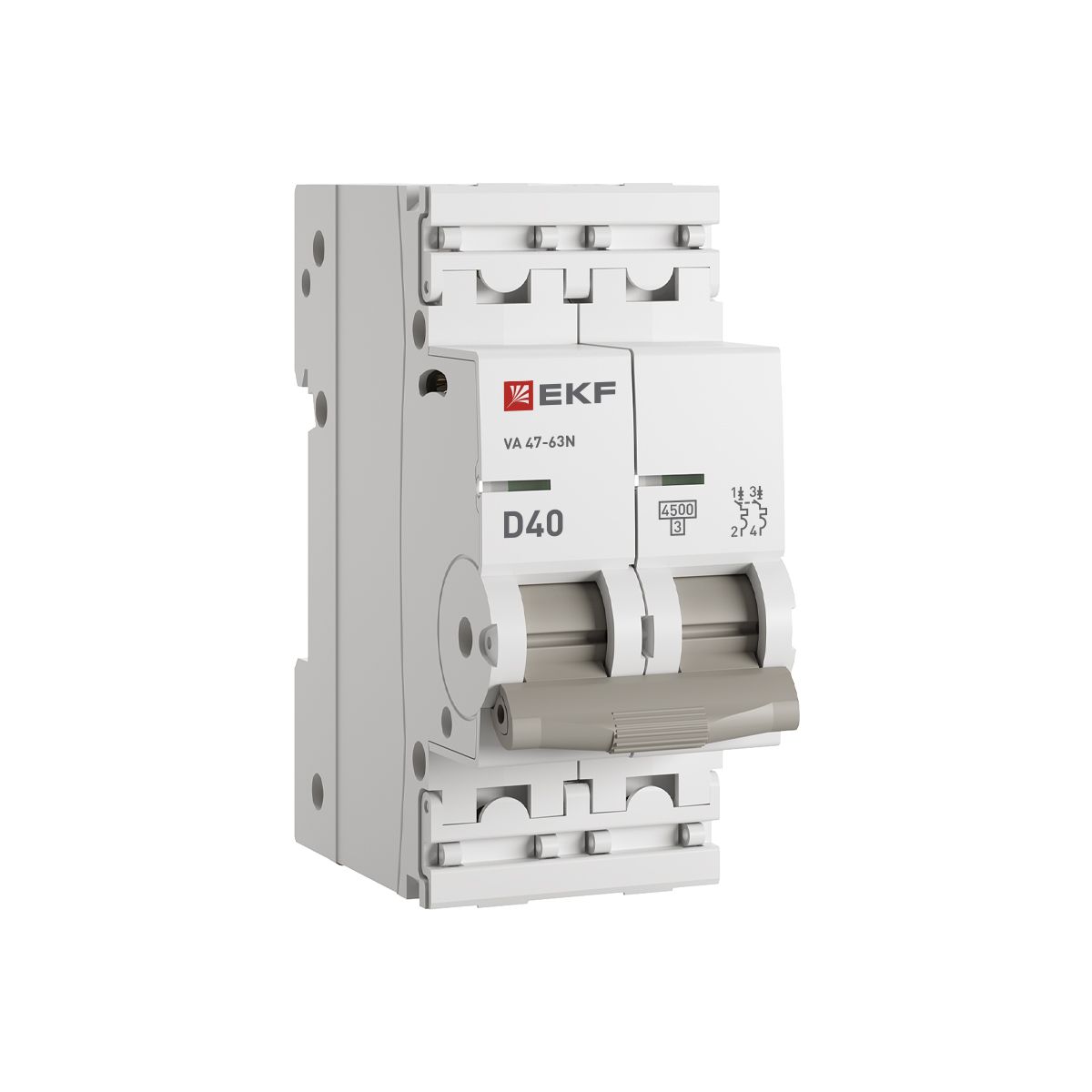 Фото товара Автоматический выключатель ВА 47-63N 2P 40А (D) 4,5 кА PROXIMA EKF