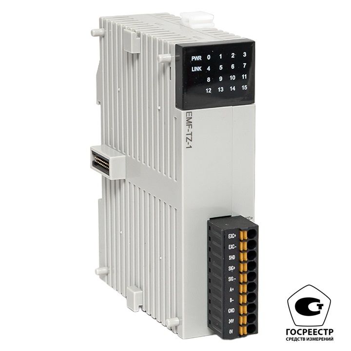 Фото товара Модуль ввода сигналов тензодатчиков EMF 1 PRO-Logic EKF (с поверкой) EMF-TZ-1-V